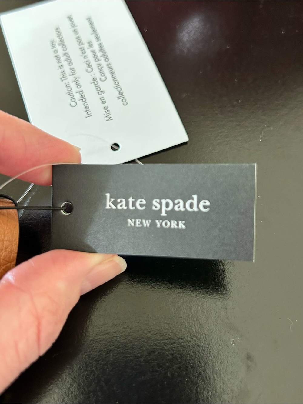 Kate Spade Brown Leather Dachshund Dog Bag Charm - Picture 7 of 16